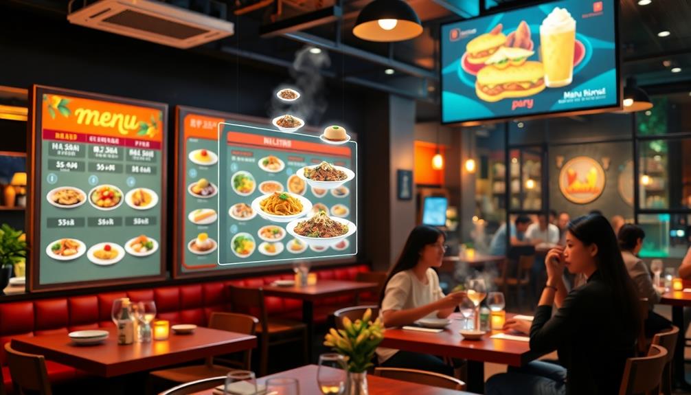 augmented reality enhances menus