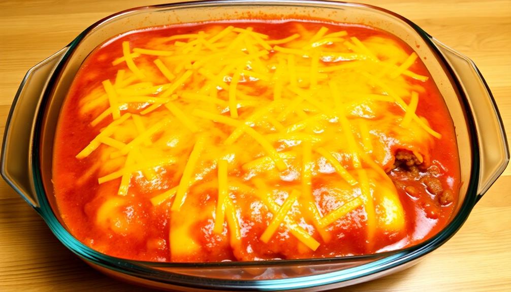 bake enchiladas for 20