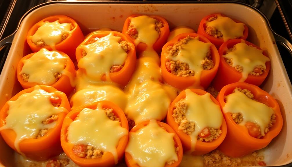 bake peppers until tender