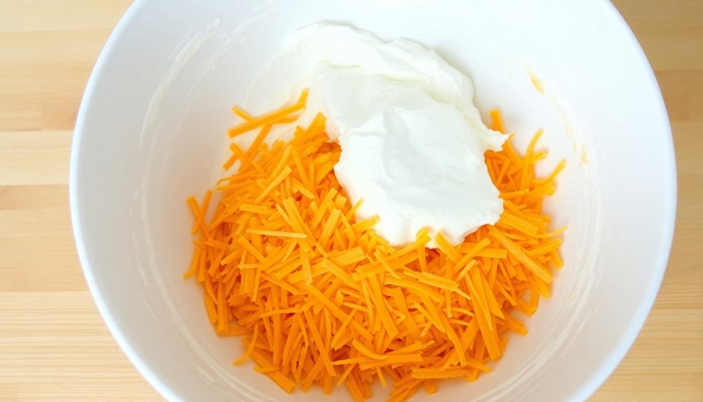 blend cream cheese cheddar