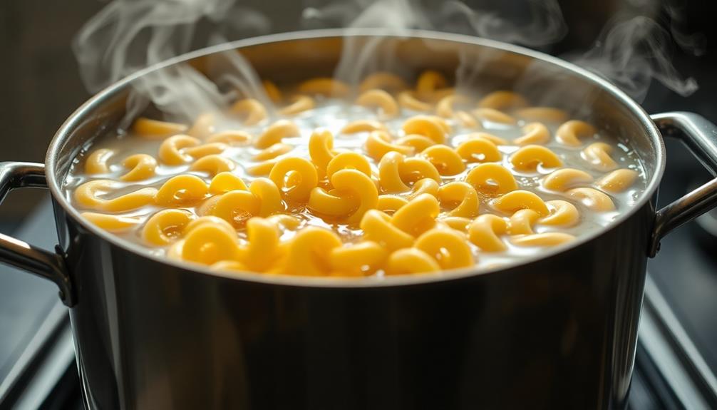 boil macaroni until al dente