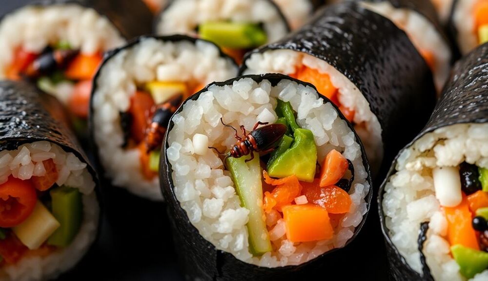 creepy sushi rolls delight