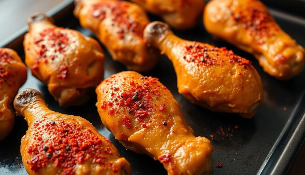 crispy bat wing drumsticks