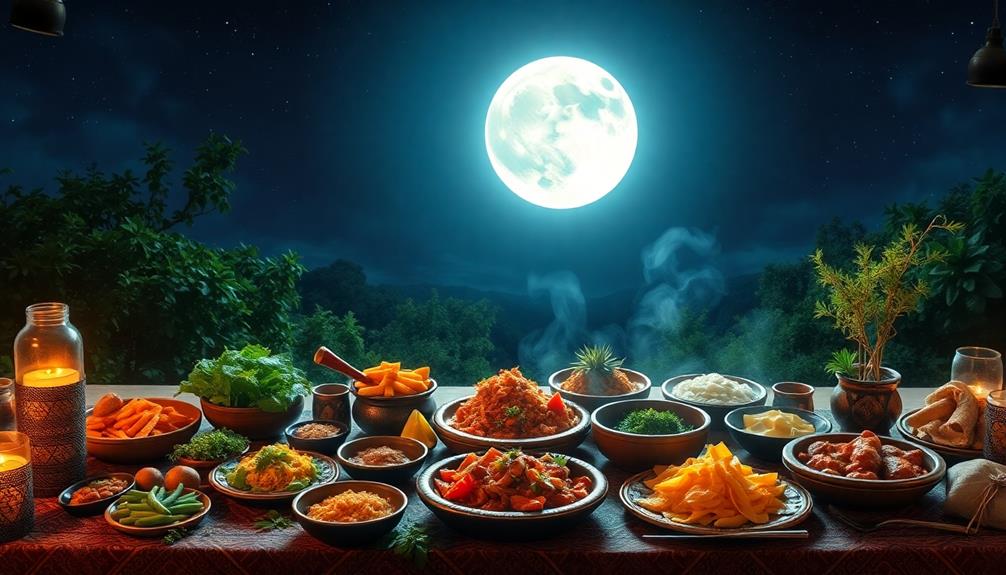 culinary traditions and moonlit celebrations