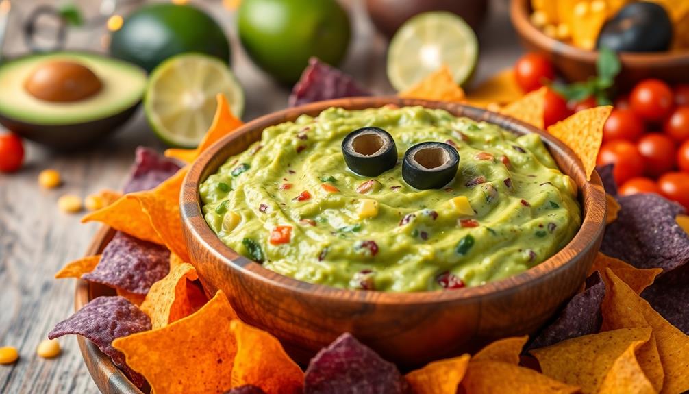 frankenstein inspired avocado dip