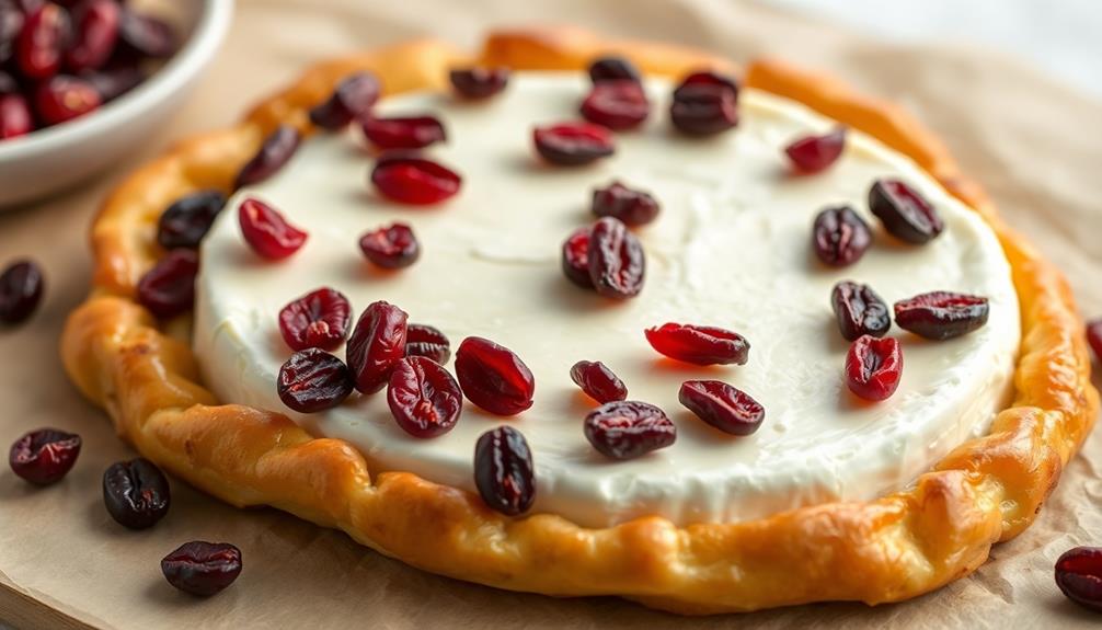 garnish with dried cranberries