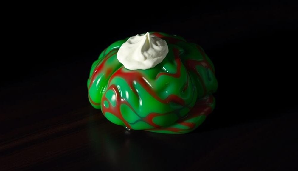 ghoulish dessert halloween treat