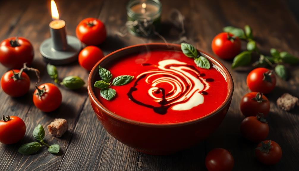 ghoulish tomato soup recipe