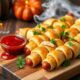 halloween themed sausage snacks