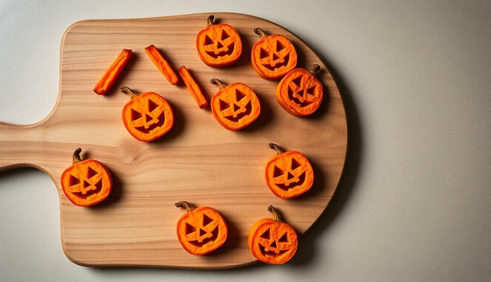 halloween themed sweet potato fries