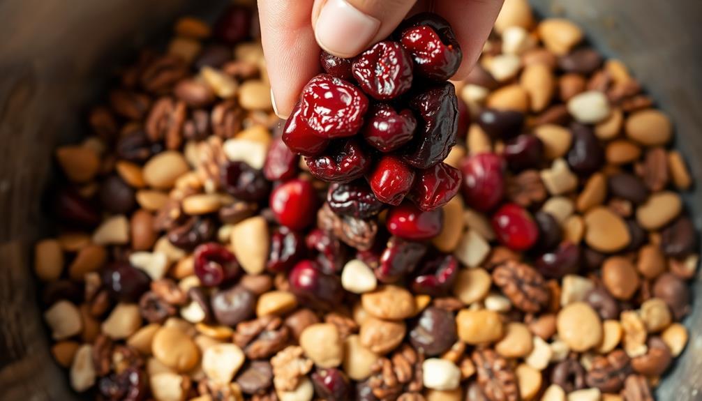 incorporate dried cranberries now