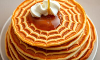 intricate pancake design technique