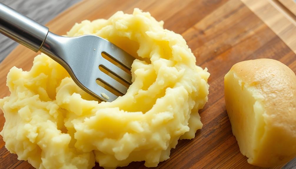 mash boiled potatoes smoothly