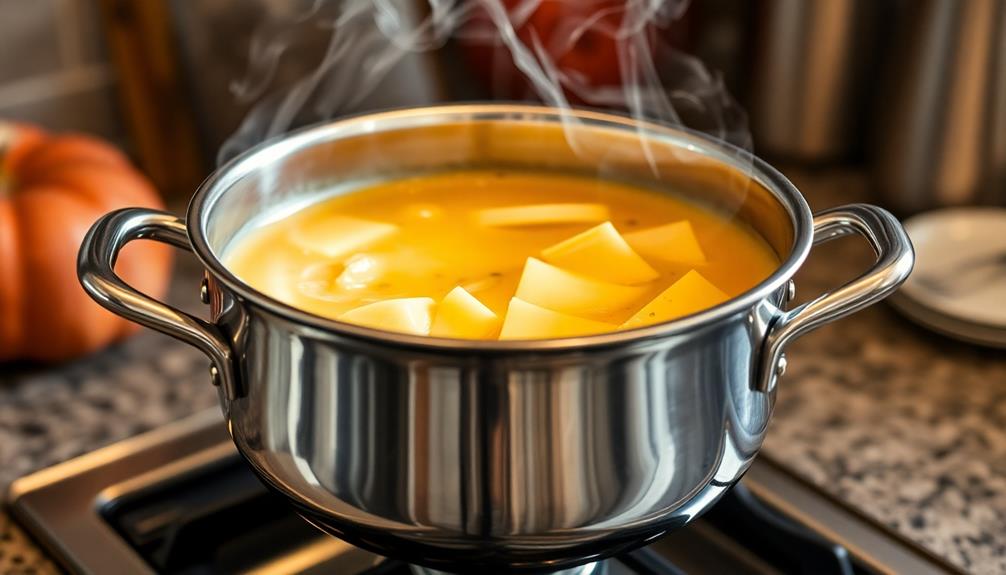 melt cheese double boiler