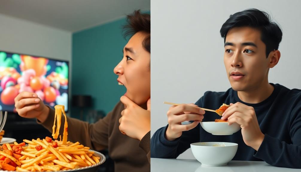 mukbang influences eating habits