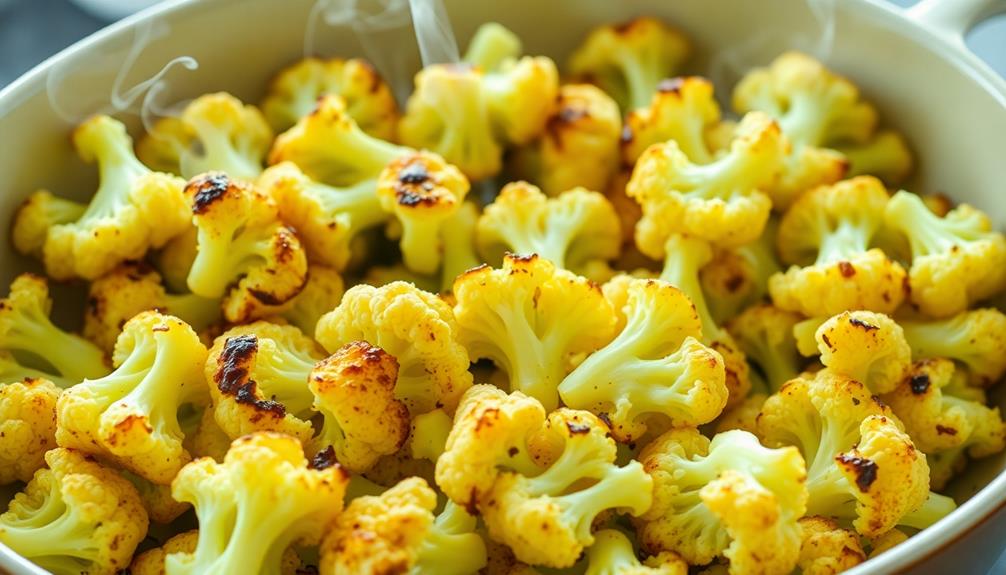 oven roasted cauliflower preparation