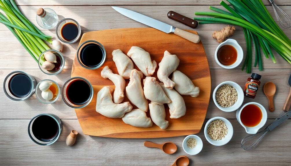 overnight chicken wings preparation