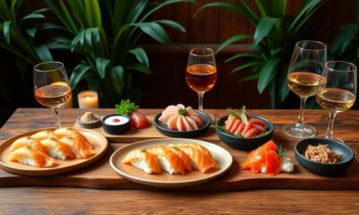 perfect food and sake pairing