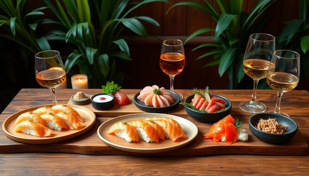 perfect food and sake pairing