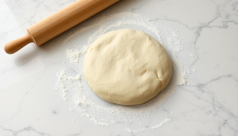 roll out dough evenly