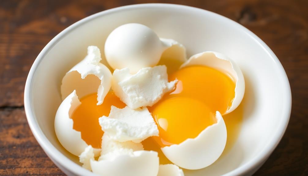 separate egg whites yolks