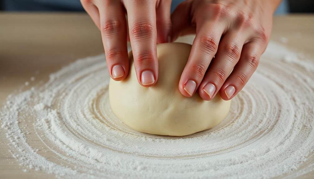 shape dough into balls