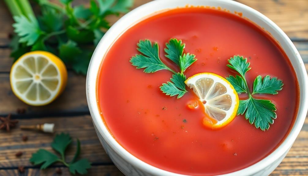 spicy tomato soup delight