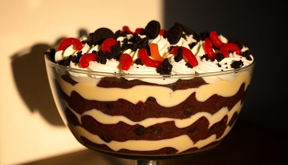 spooky dessert layered delight