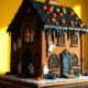 spooky gingerbread house creation