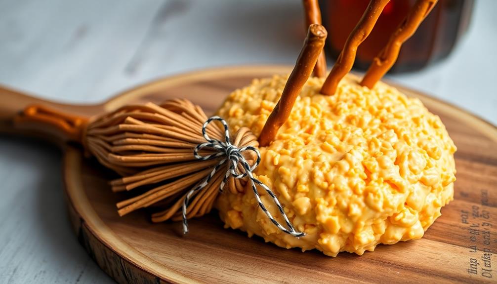 spooky halloween cheese appetizer