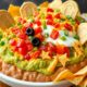 spooky layered taco dip