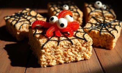 spooky rice krispie treats