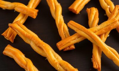 spooky snack cheese straws