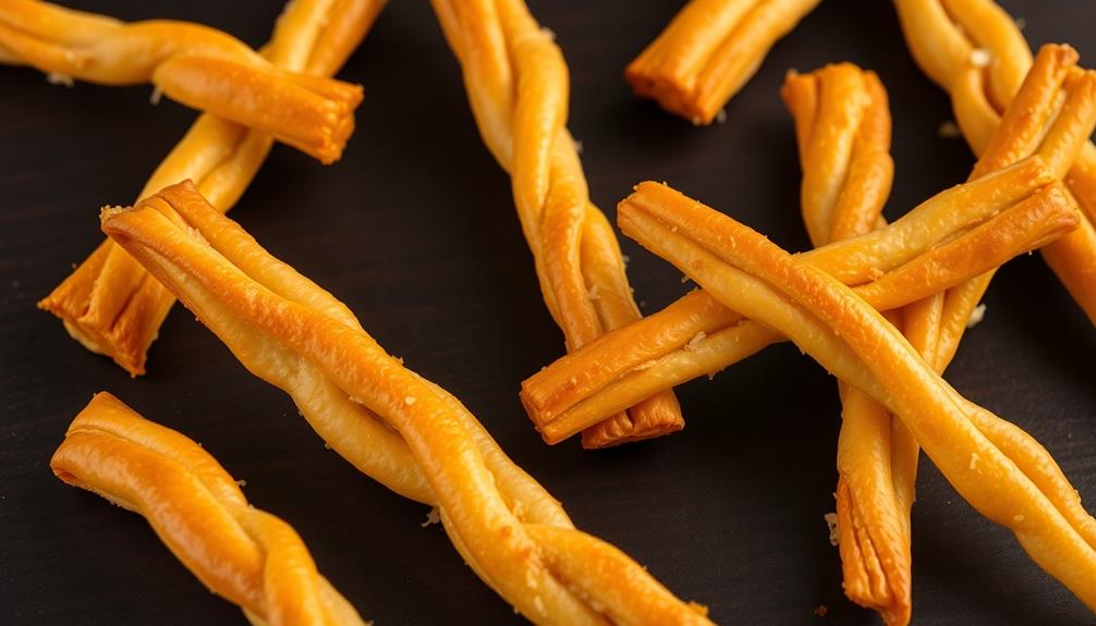 spooky snack cheese straws