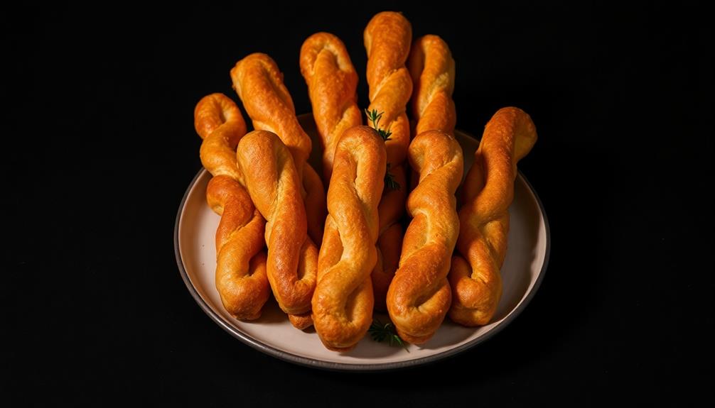 spooky themed breadsticks recipe