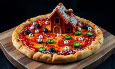 spooky themed pizza experience