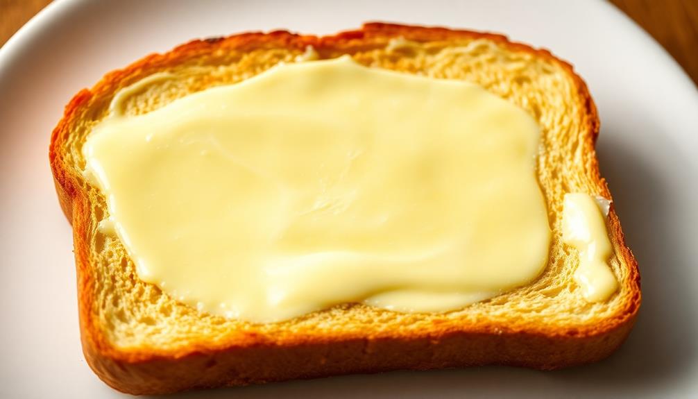 spread butter on bread