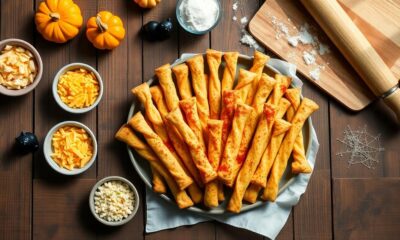 witch themed cheese straws recipe