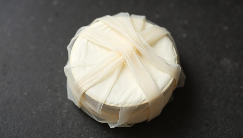 wrap brie in cheesecloth