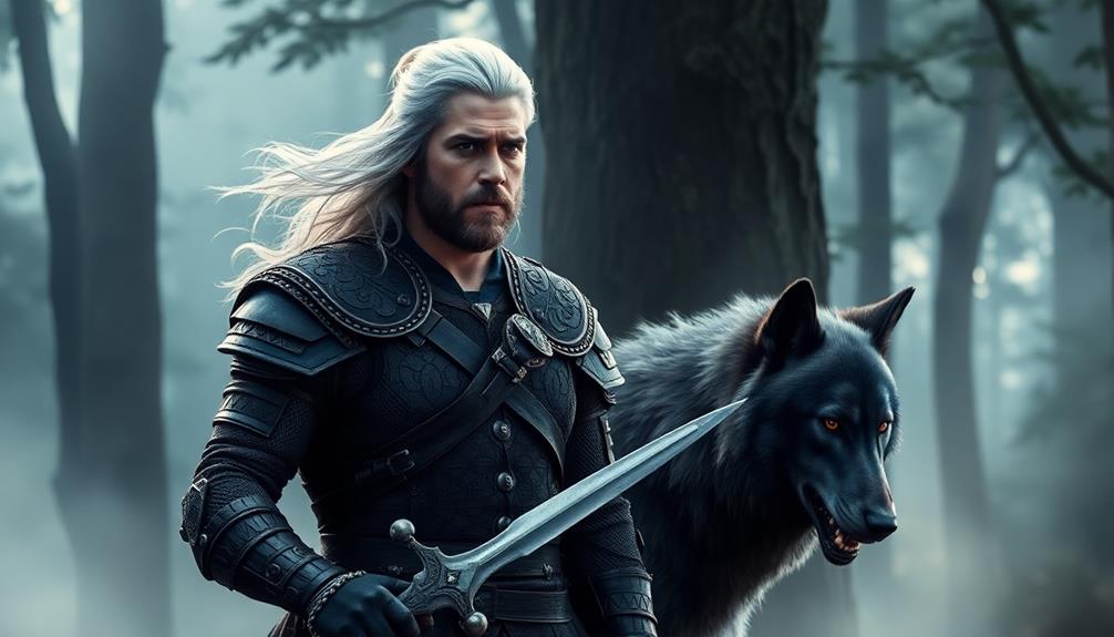 liam hemsworth portrays geralt