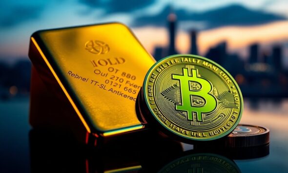 bitcoin surpassing gold value