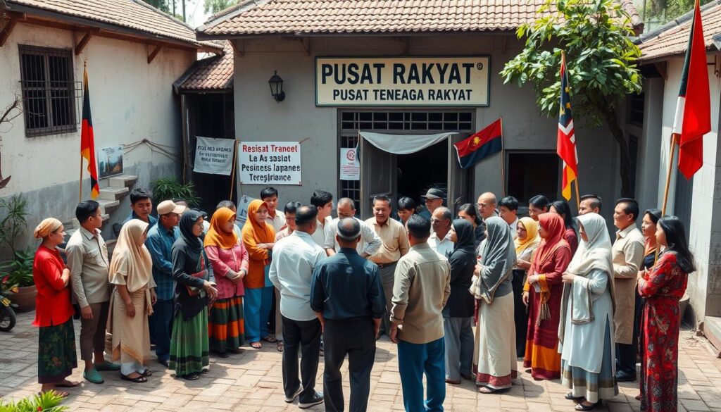 Pusat Tenaga Rakyat dan organisasi pergerakan anti-Jepang