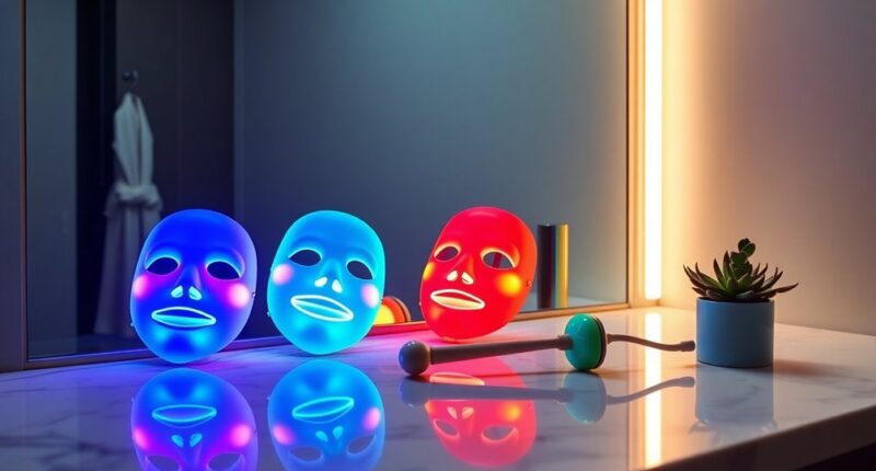 led masks for skincare