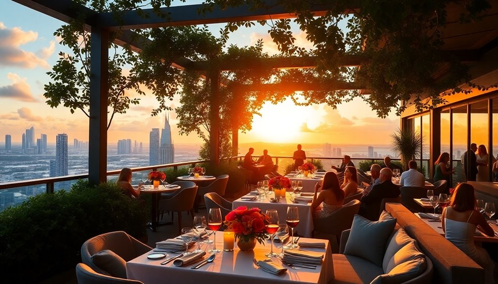 rooftop dining experience miami