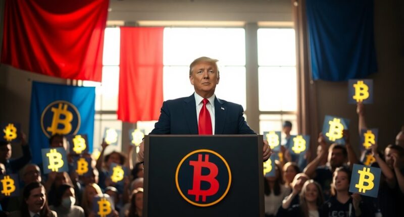 trump promises bitcoin growth