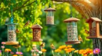 attract birds with feeders