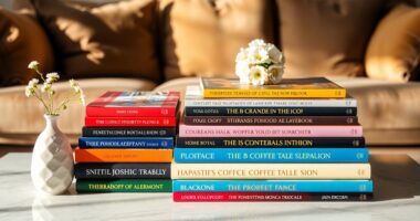 coffee table books selection