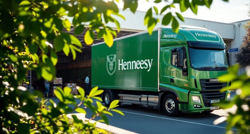 hennessy sustainable shipping partnership