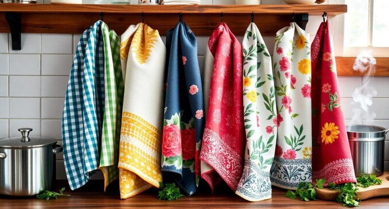 stylish absorbent kitchen towels