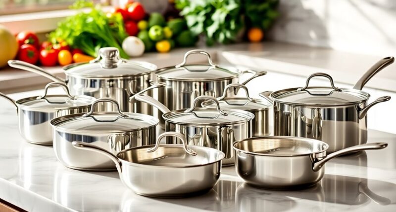 top stainless steel cookware